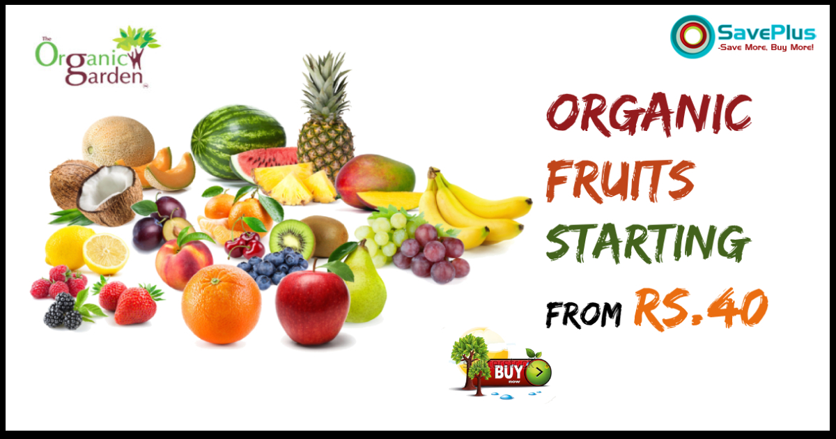 Organic Fruits Starting From Rs.40 at Organicgarden