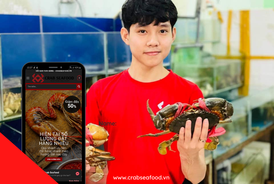 Hải sản tươi sống Online tại TP.HCM