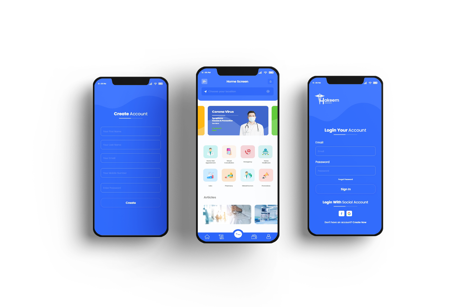 Hakeem Doctor Booking App - YelloStack