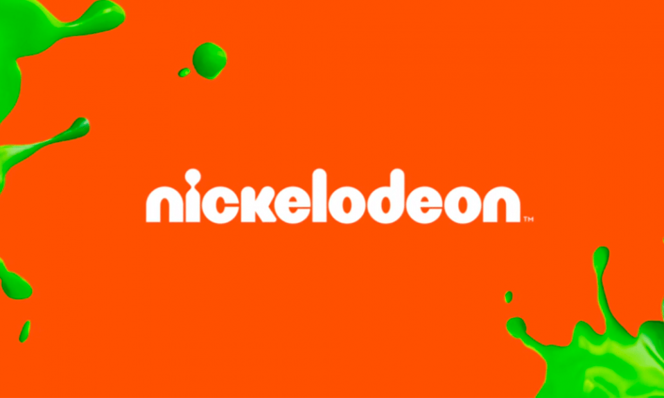 Nickelodeon logo on orange background
