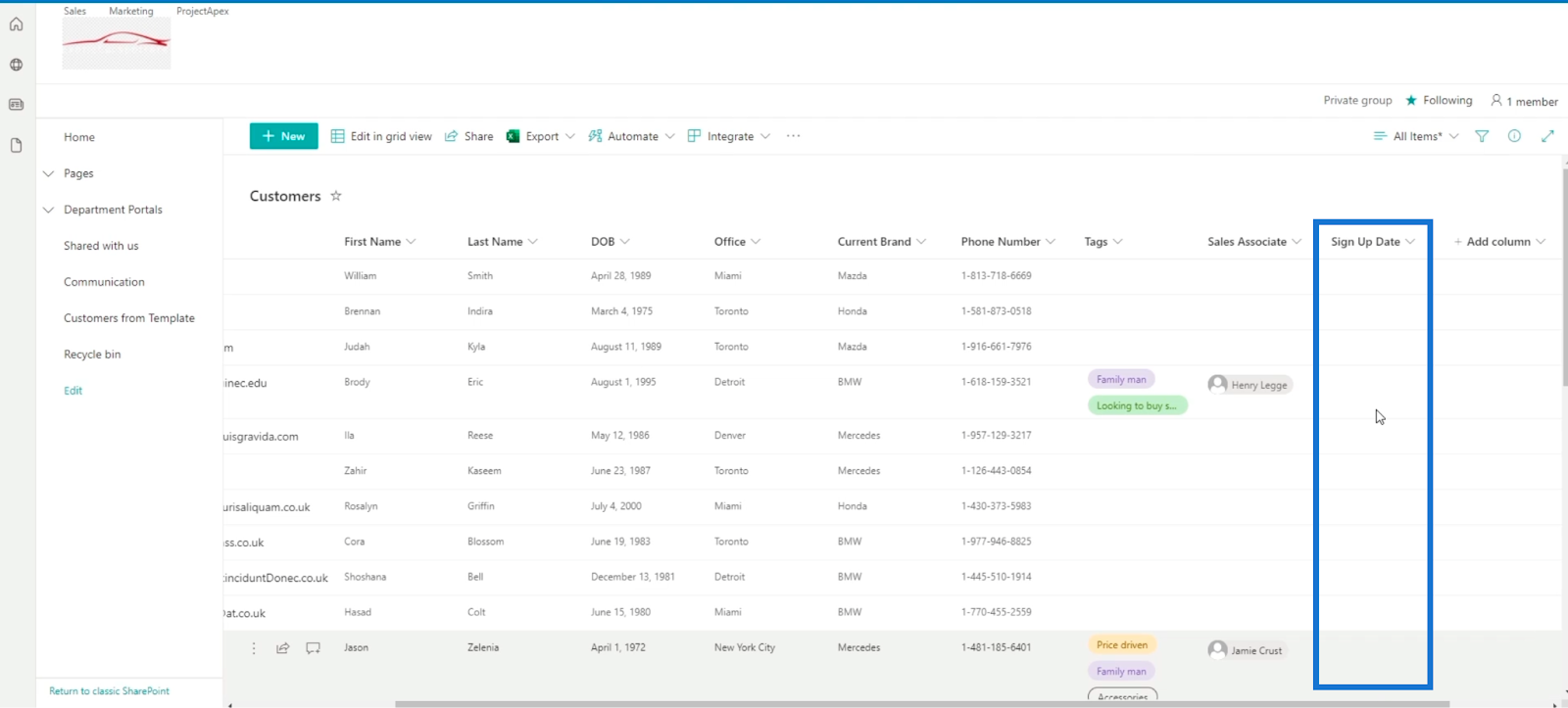 calculated columns in sharepoint