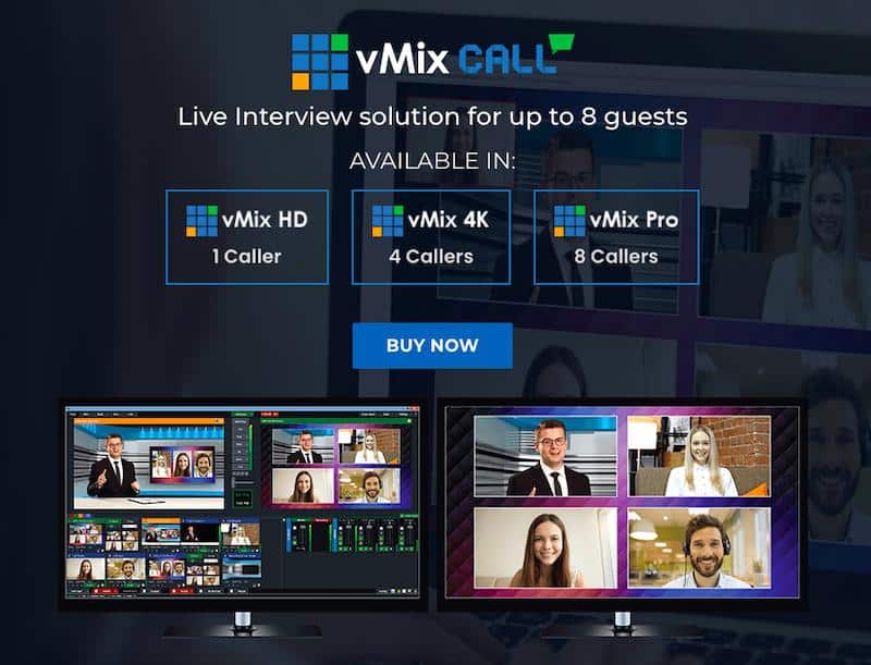 Función de llamada vMix 