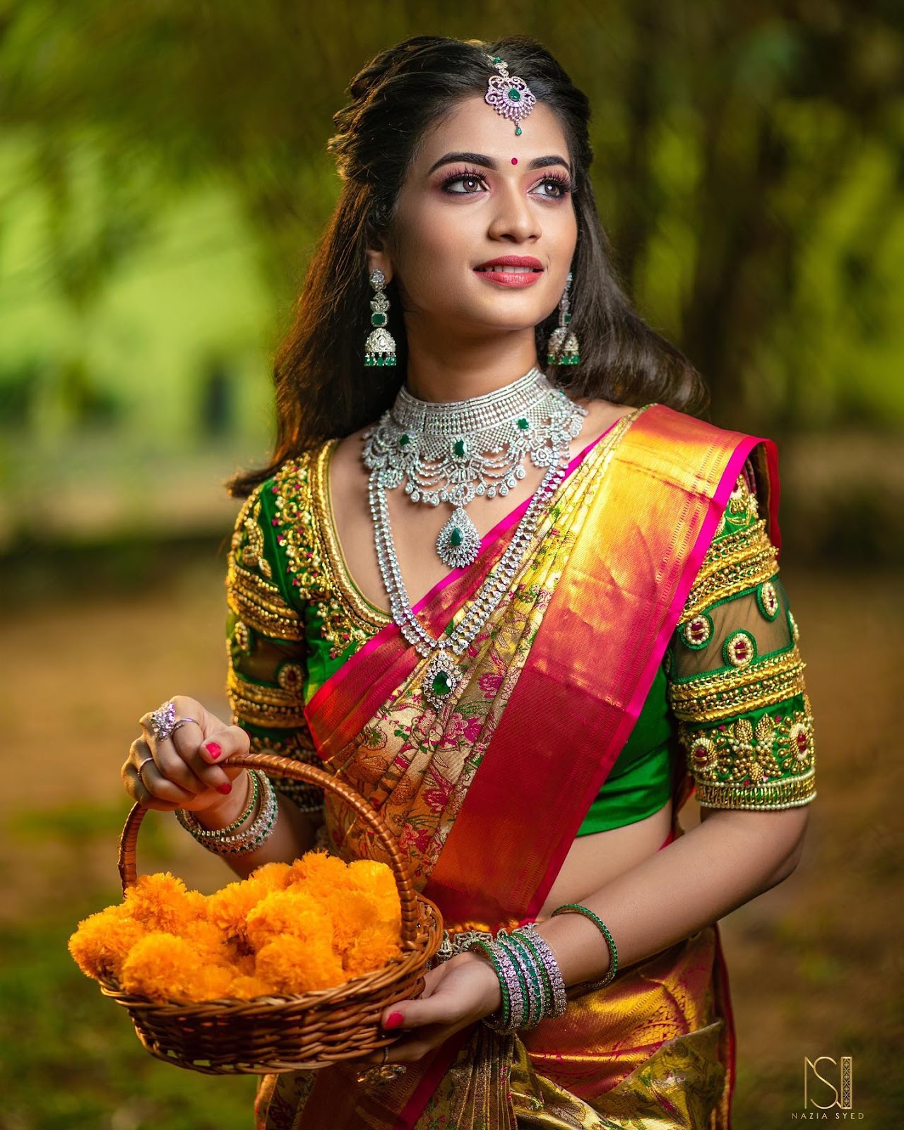 20 Silk Saree Blouse Designs to Wear with Your Favorite Kanjivaram