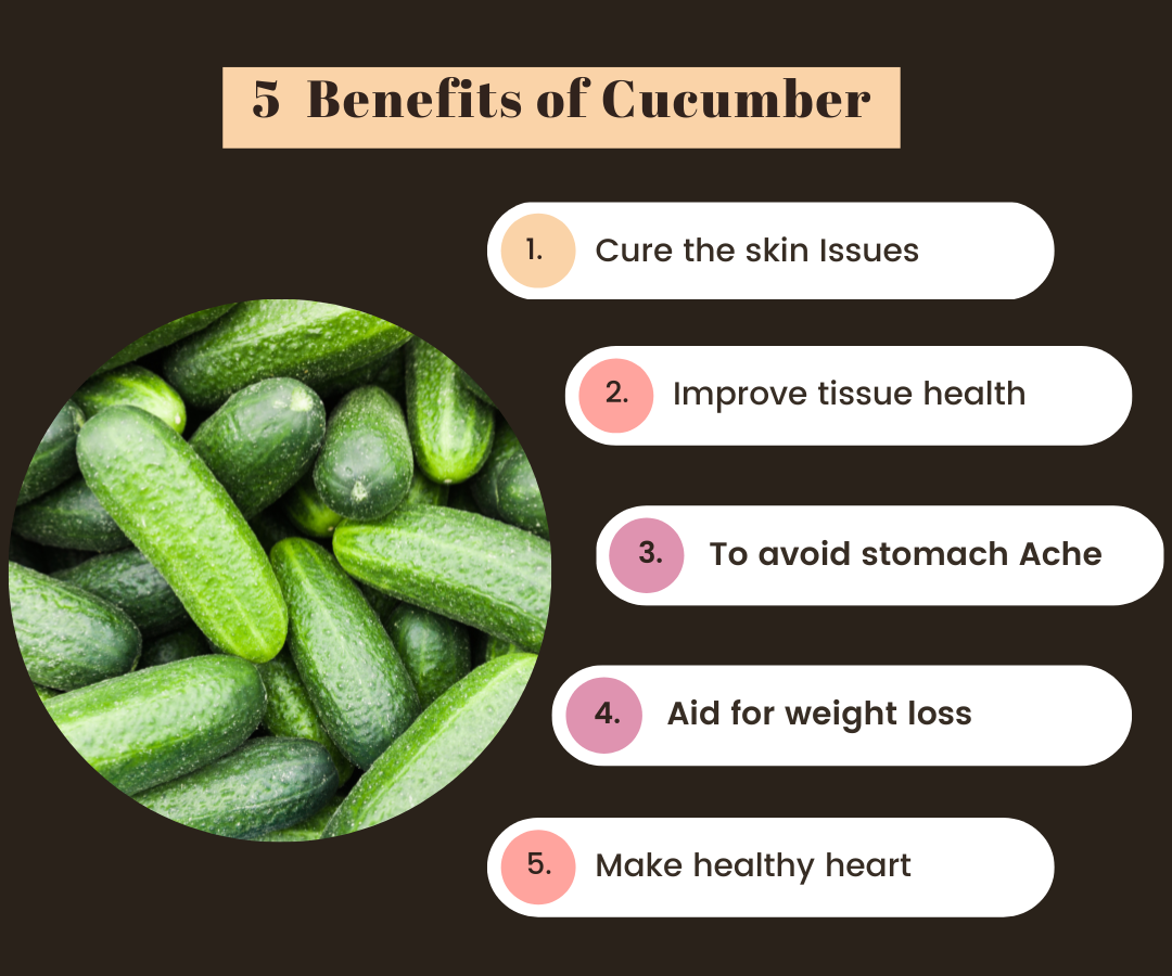 Cucumbers benefits