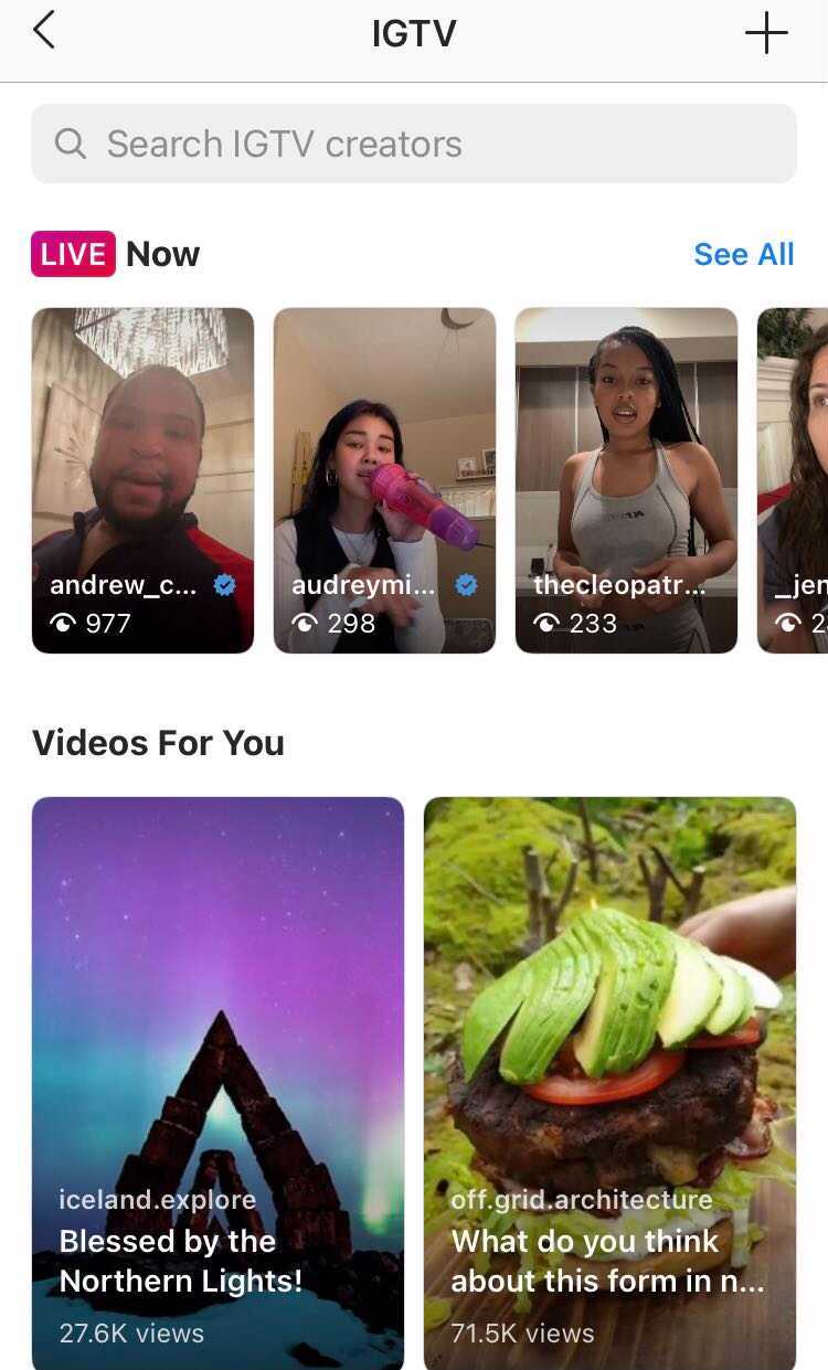 using IGTV instead of buying instagram followers