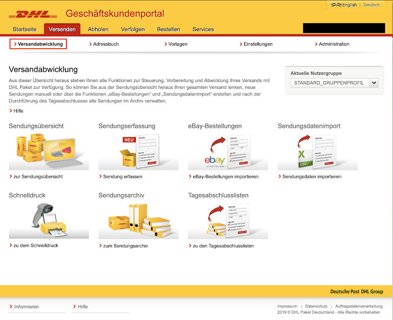 Shopware 6 DHL Versand powered by Pickware Dokumentation