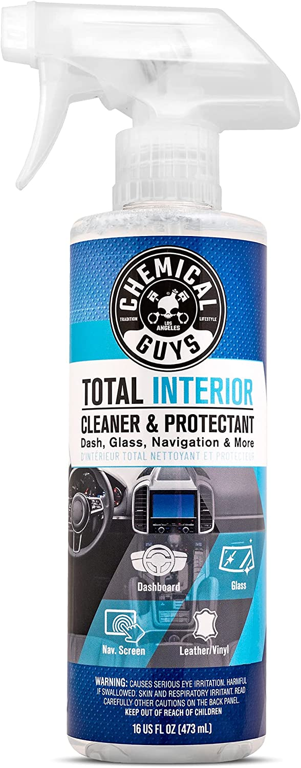 Bottle of interior cleaner and protectant for car.
