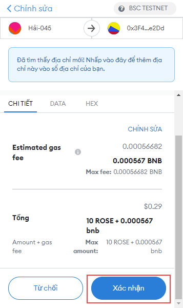 Nộp & rút Token giữa tài khoản Resta và ví trên Binance Smart Chain