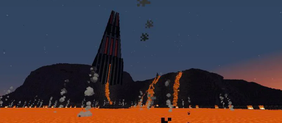 Desolate lava biomes