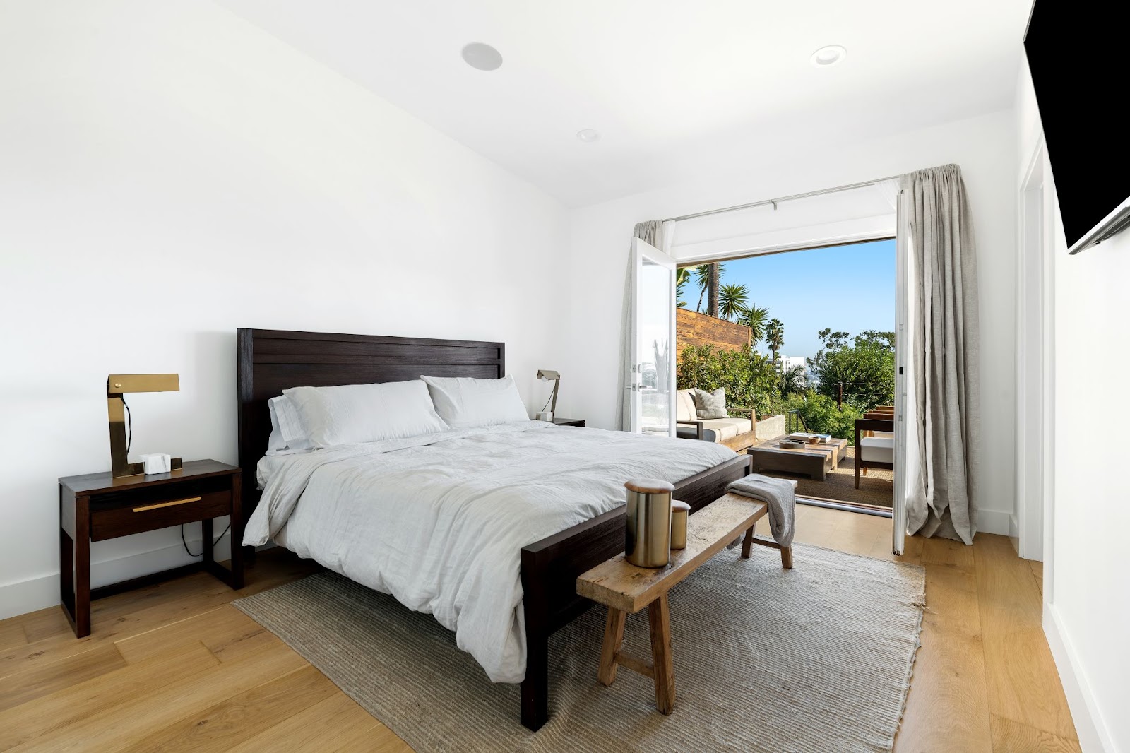 A sunny Los Angeles bedroom was the start of Open Air Homes' extensive luxury short-term rental portfolio.