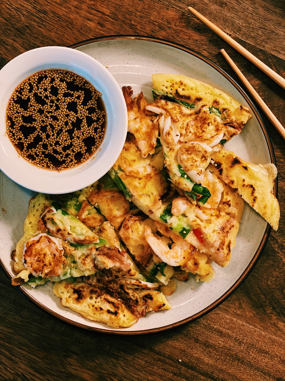 Korean Seafood Pancake 