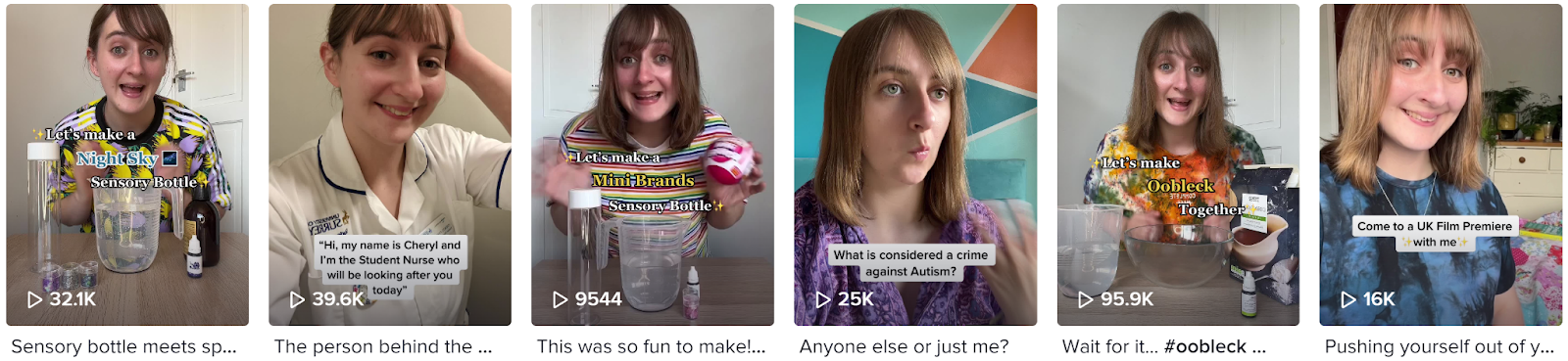 Cheryl of _thislineismine on Sharing Autism Awareness Content on TikTok