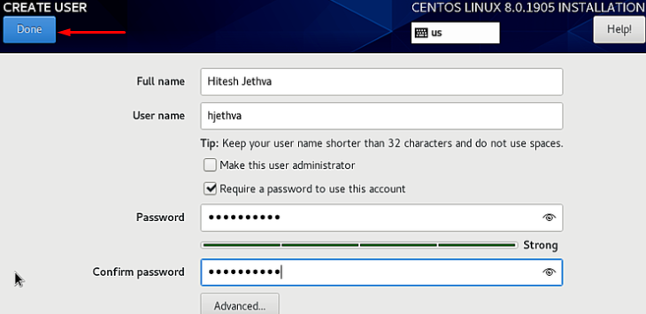 how to install centos 8 desktop & the new features of centos8