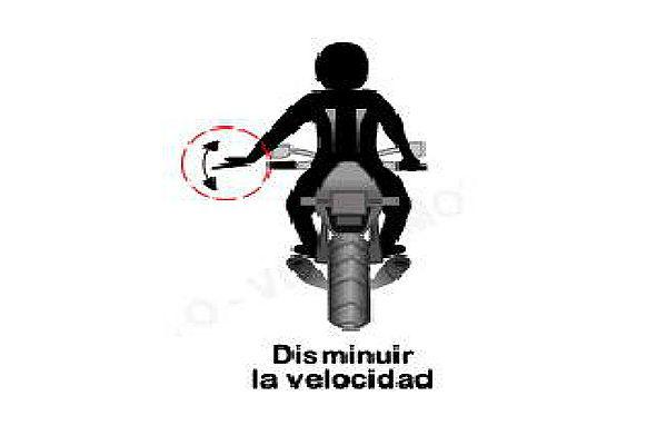 isminuir la velocidad
