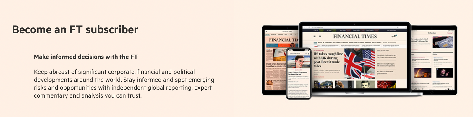 Financial Times subscription value proposition