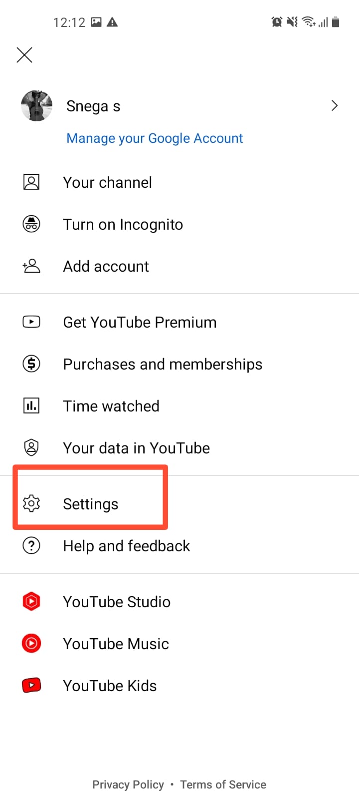 Settings- Disable Restricted Mode on YouTube