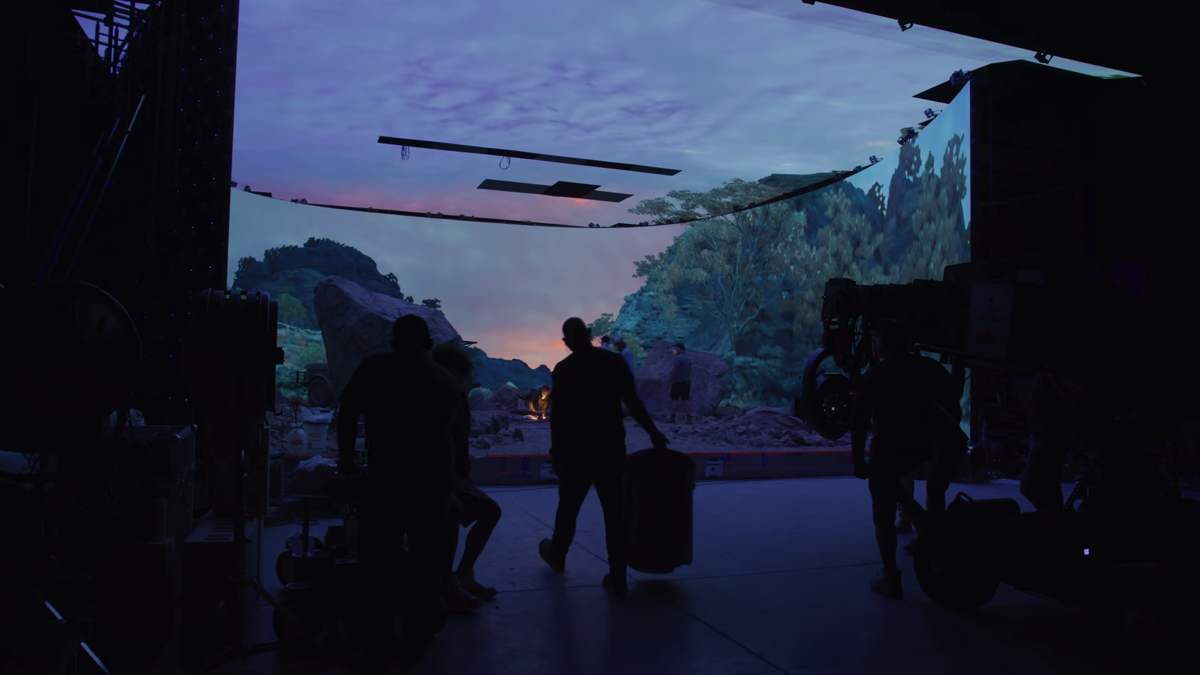 On set with the latest in-camera VFX feature set from Epic Games' new film 