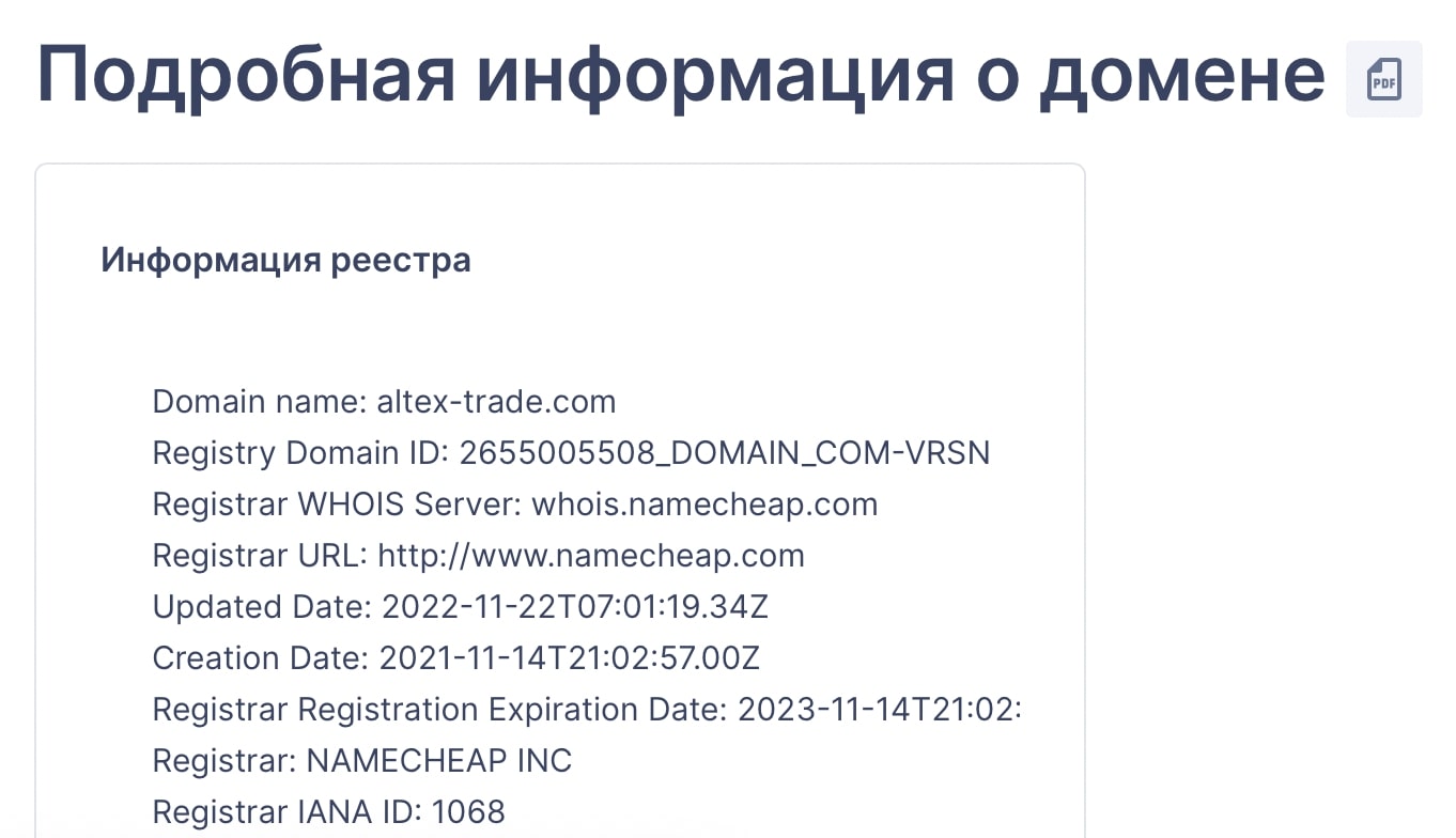 Altex Trade: отзывы  клиентов о работе компании в 2023 году