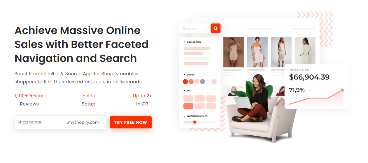 achieve massive online sales with better faceted navigation and search