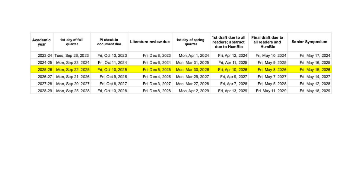 Honors Calendars 2018 2024 Google Sheets