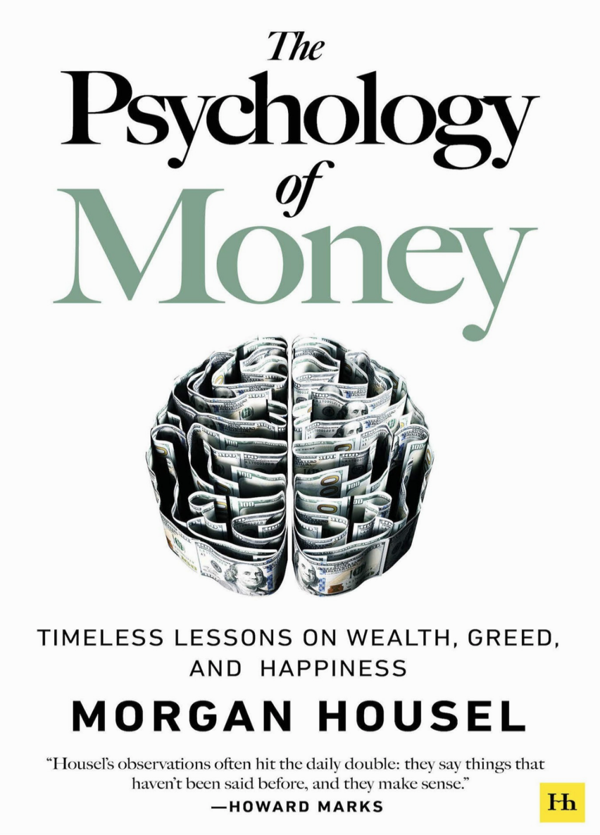 Cover page of the book "The Psychology of Money" by Morgan Housel