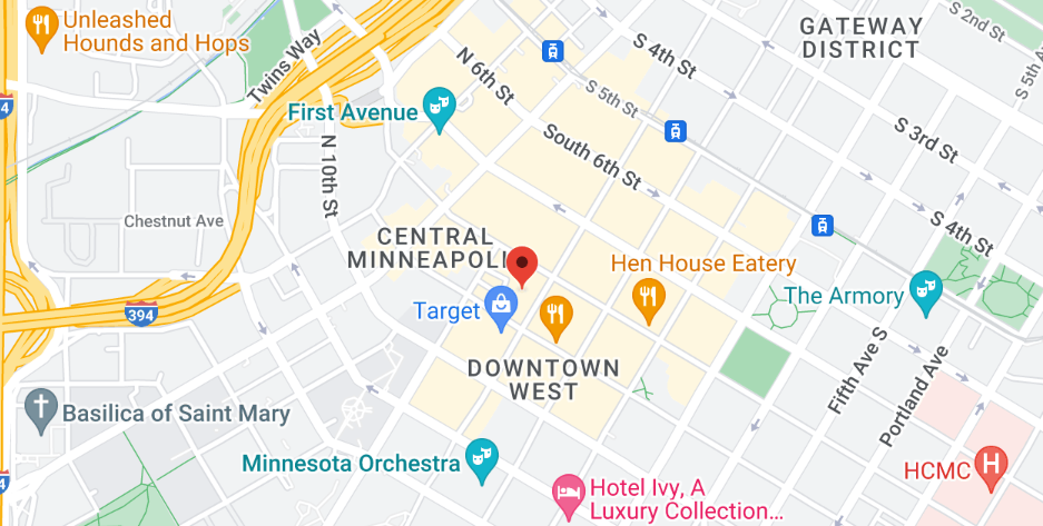 US Bank map