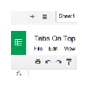 Spreadsheet Tabs On Top Chrome extension download