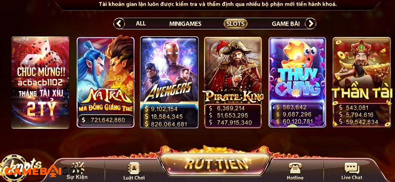 slot game tại zowin