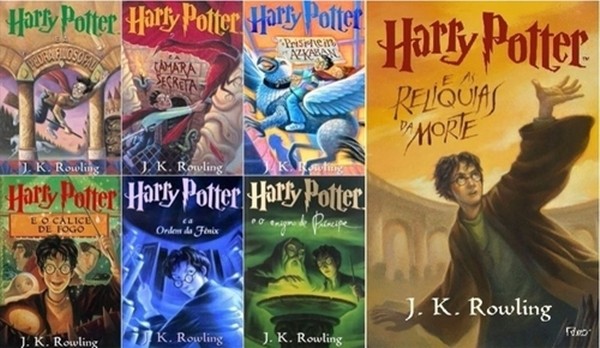 ordem correta dos livros do Harry Potter