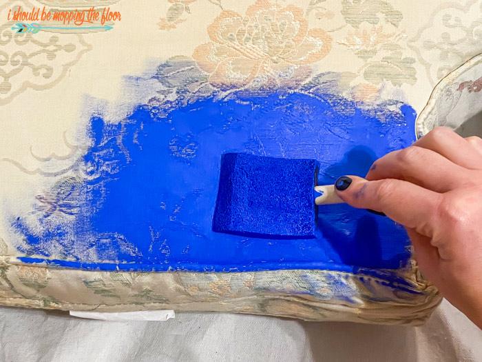 Using Upholstery Paint