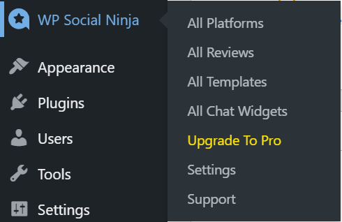 wp social ninja in wordpress