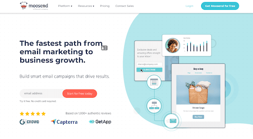 Áp dụng hình dạng trừu tượng để tăng thêm sự thú vị về mặt hình ảnh cho Landing page