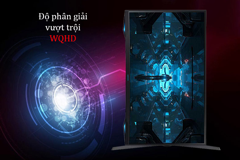 Màn hình cong Samsung 32" LC32G75TQSEXXV | Độ phân giải WQHD