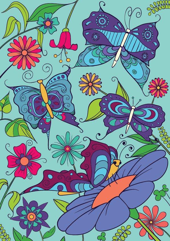 09-Learn-How-to-Draw-a-Butterfly-on-a-Flower-Cartoon-Scene-Step-by-Step-Tutorial