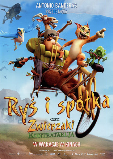Przód ulotki filmu 'Ryś i Spółka'