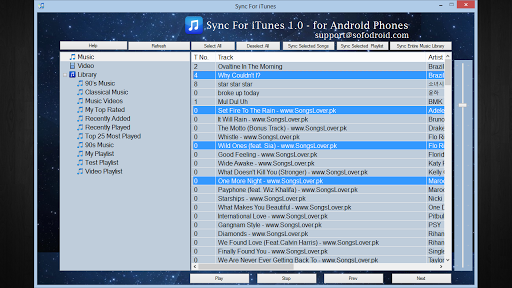 Sync For itunes apk
