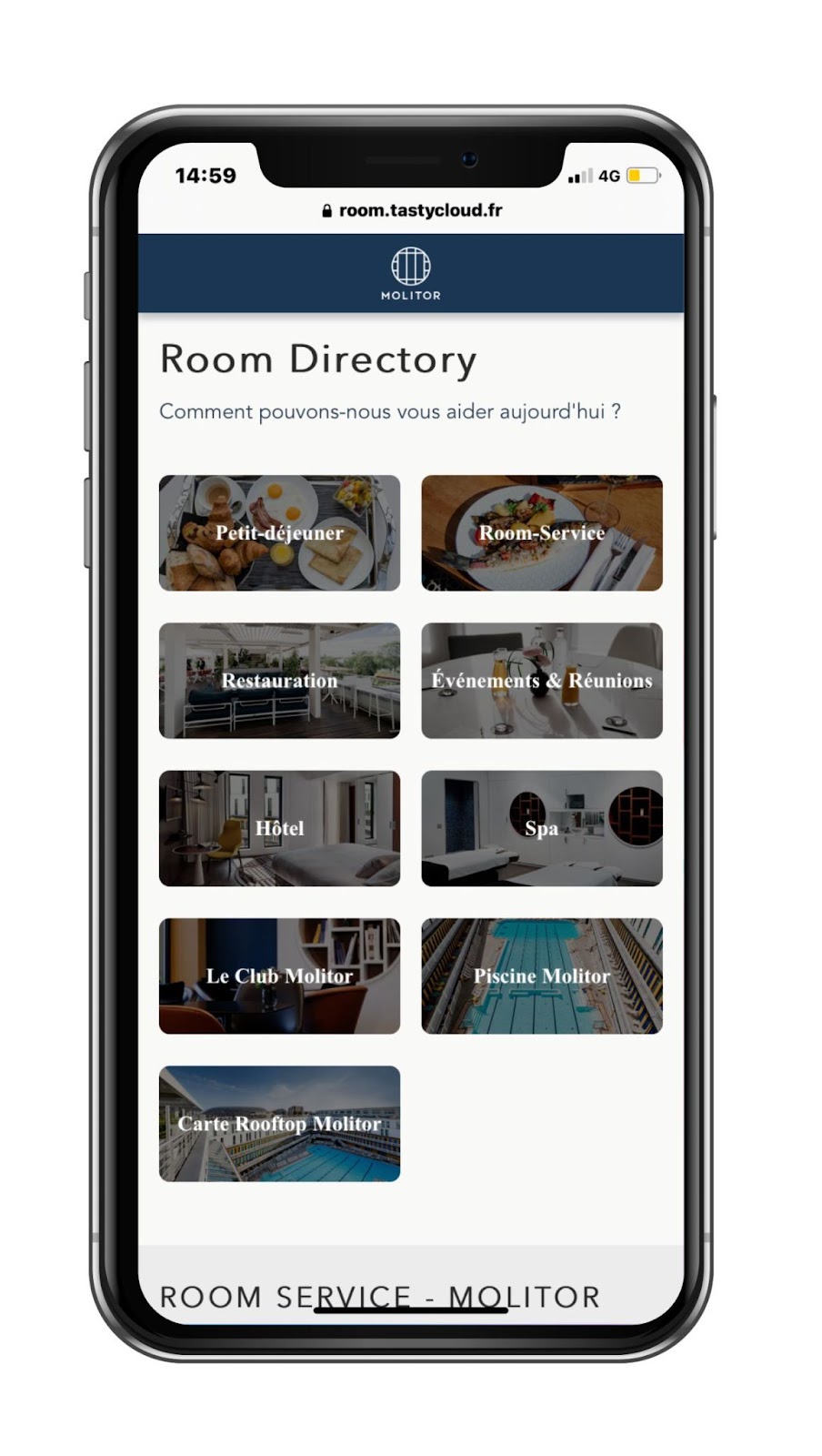 room directory mobile