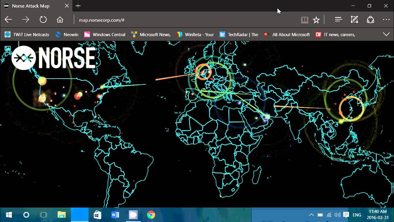 Cybersecurity Threat Maps - 1