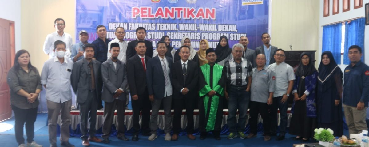 Rektor Untika Luwuk Kembali Melantik Beberapa Pejabat Fakultas Dilingkungan - Foto