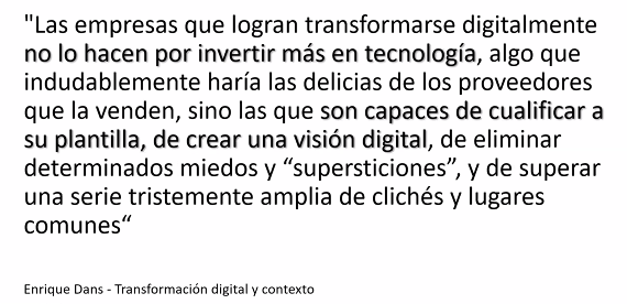 Transformación digital, el nuevo reto el Project Manager