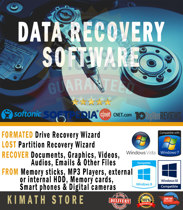 DATA RECOVERY SOFTWARE RECOVER LOST FILES FROM INTERNAL AND EXTERNAL HDD