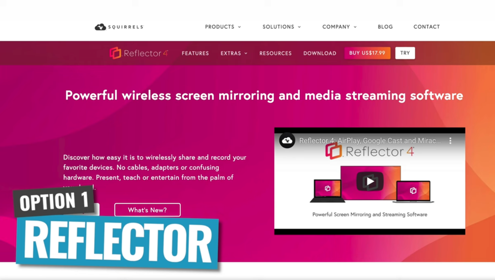 Reflector is an awesome screen mirroring app that facilitates Android screen mirroring to Mac, PC and TV
