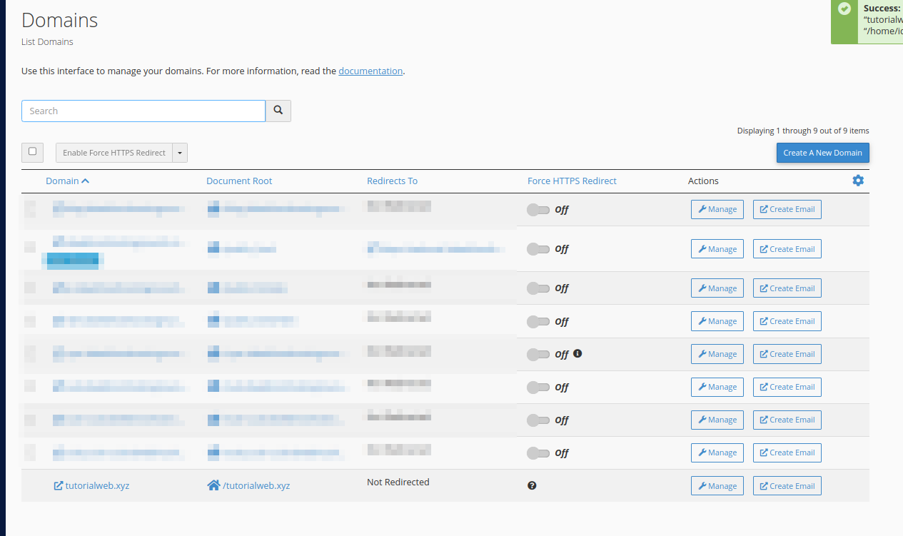 Cara Setting Addon Domain di cPanel
