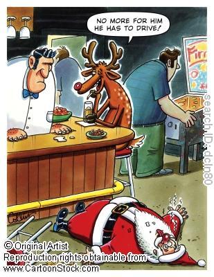 Image result for santa drunk comic