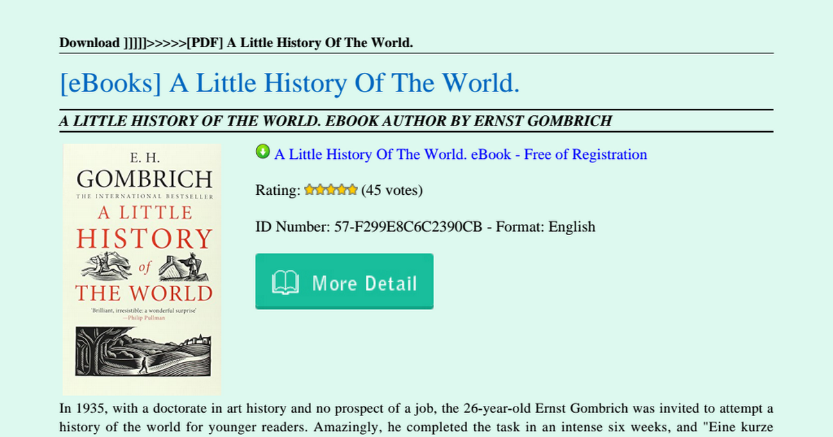 A little history of the world pdf free download ice cream truck song download