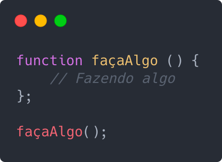 Exemplo de uma função em JavaScript