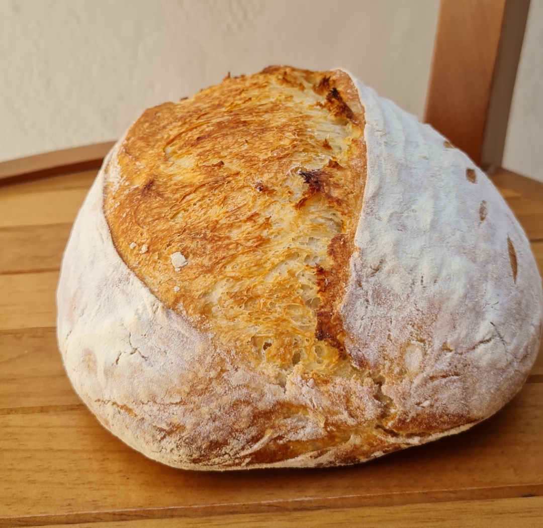 pão de longa fermentação com biológico