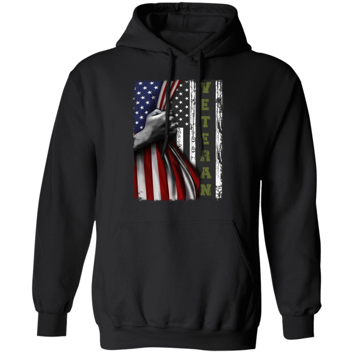 Veterans Inside American Flag Hoodie Honor Veteran United State Memorial Day Military Veterans Shirt