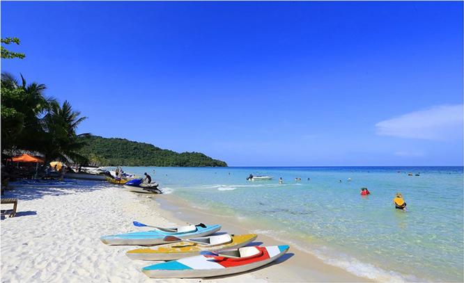 Bãi Sao là một trong những bãi biển đẹp ở Phú Quốc