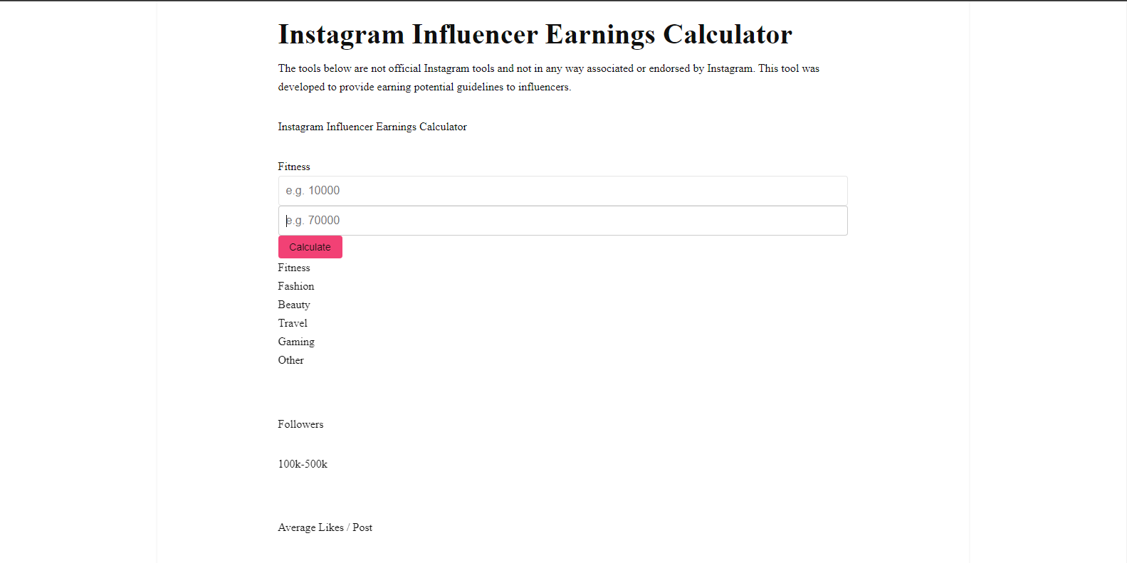 Know Your Worth:  Influencer Earnings Calculator – SocialStar